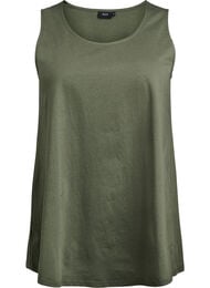 Bomuldstop med a-form, Gr&oslash;n