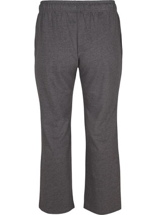 Sweatpants med vidde og lommer, Dark Grey Melange, Packshot image number 1