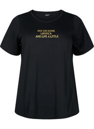 FLASH - T-shirt med motiv, Black Lips