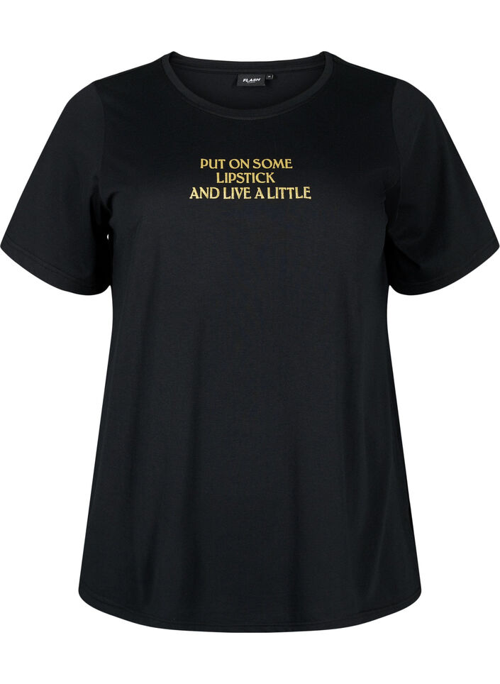 FLASH - T-shirt med motiv, Black Lips, Packshot image number 0