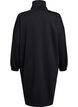 A-formet kjole med turtleneck., Sort, Packshot image number 1