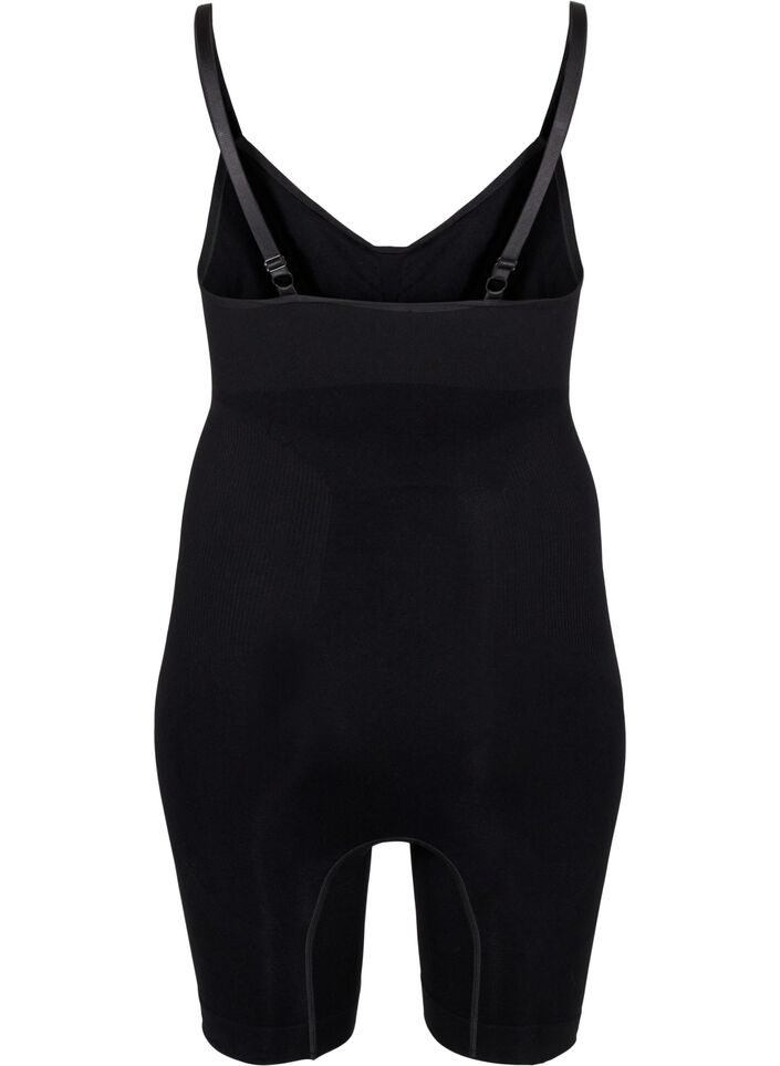 Shapewear heldragt med åbning forneden, Sort, Packshot image number 1