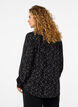 Prikket skjorte med krave, Black w. Dot AOP, Model image number 1