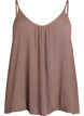 Strop top i viskose, Brun, Packshot image number 0