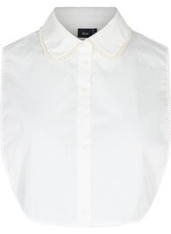 Skjortekrave med perler, Bright White