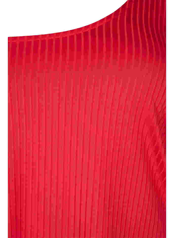 One-shoulder bluse , Tango Red, Packshot image number 2