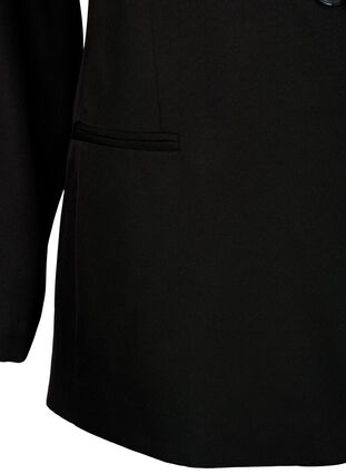 FLASH - Enkel blazer med knap, Black, Packshot image number 3