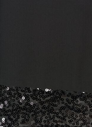 Tunika med pailletter, Black, Packshot image number 3