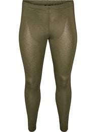 Basis leggings i viskose, Gr&oslash;n