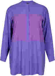 Lang skjorte med color-block , Purple Block