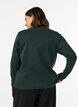 Lang&aelig;rmet basis T-shirt med rund hals, Gr&oslash;n, Model image number 2