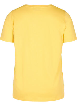 Kortærmet t-shirt med print, Mimosa, Packshot image number 1