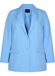 Klassisk blazer med knaplukning, Bl&aring;