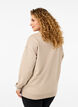 Sweatshirt med rund hals, Simply Taupe, Model image number 1