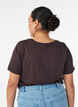 T-shirt med motiv, Brun, Model image number 2