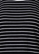 Bomulds t-shirt med striber, Black W. Stripe, Packshot image number 2