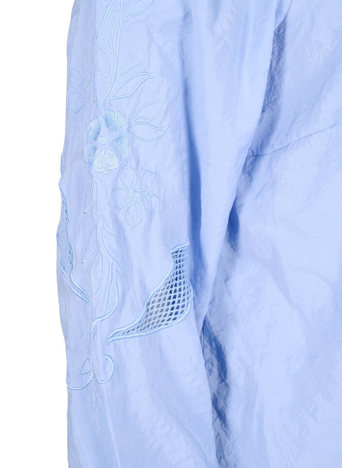 Bluse i TENCEL™ Modal med broderidetaljer, Serenity, Packshot image number 3