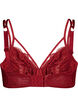 Full cover-bh med blonde og dobbelte stropper, Sort, Packshot image number 1