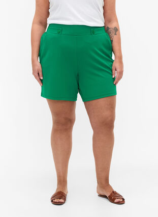 Shorts med lommer og løs pasform, Jolly Green, Model image number 2