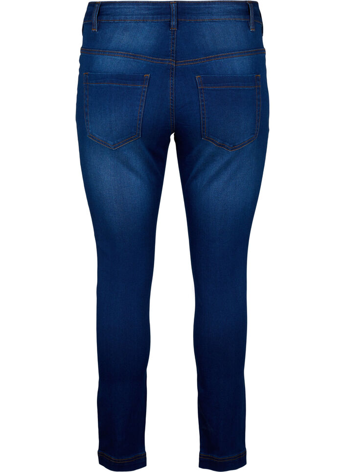 Viona jeans med regulær talje, Blå, Packshot image number 1