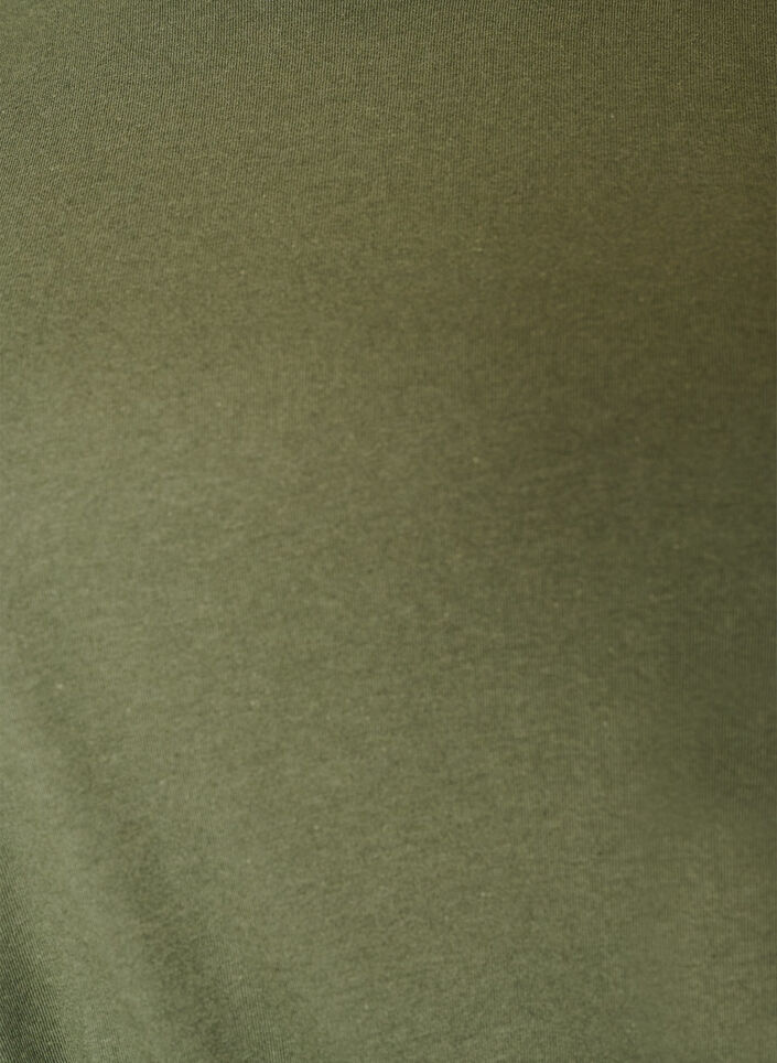 Bomuldskjole med broderie anglaise-&aelig;rmer og bindeb&aring;nd, Gr&oslash;n, Packshot image number 2