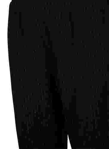 Vidde bukser med lurex, Black w. Lurex, Packshot image number 2