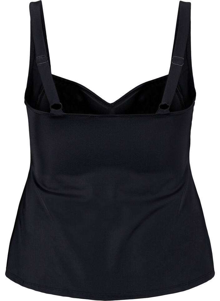 Draperet tankini, Sort, Packshot image number 1