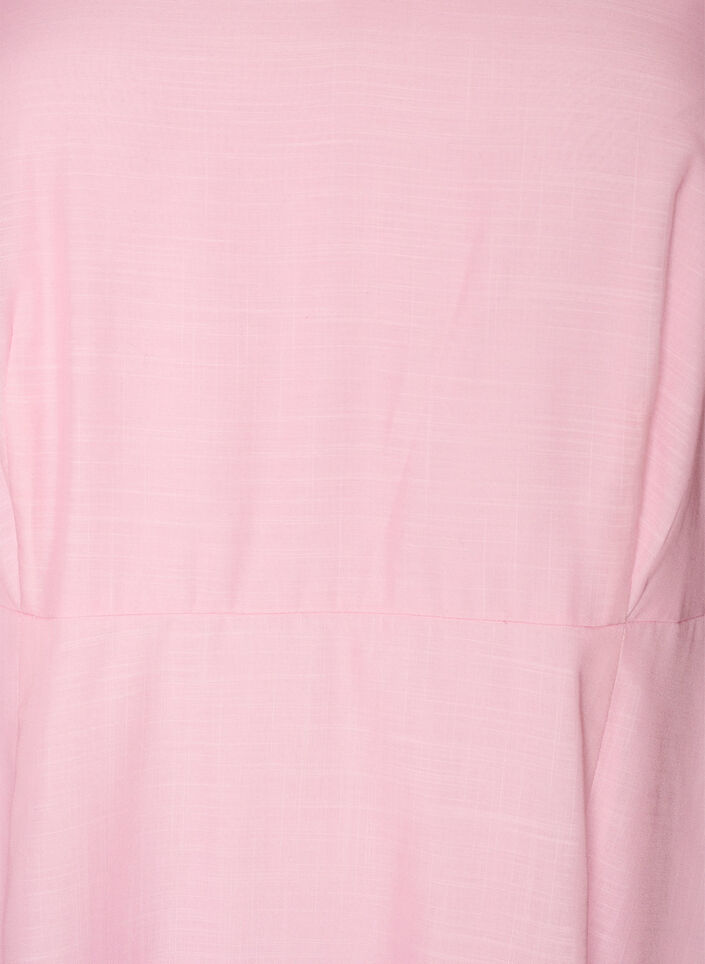 Midikjole med empire-snit og blomsterprint, Lyser&oslash;d, Packshot image number 2