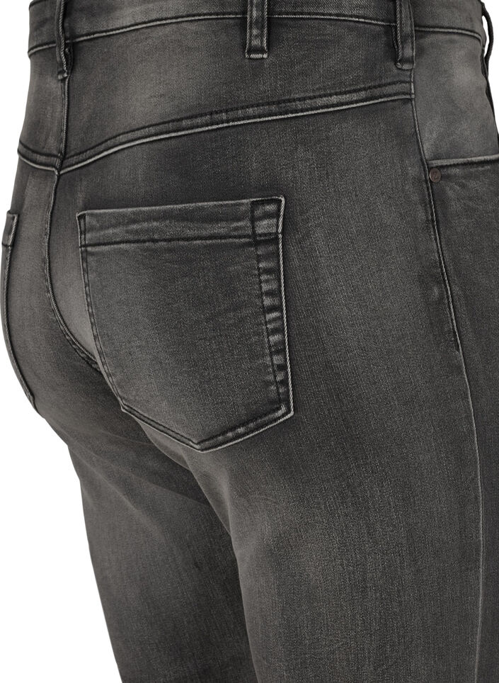 Slim fit Emily jeans med regul&aelig;r talje, Gr&aring;, Packshot image number 3