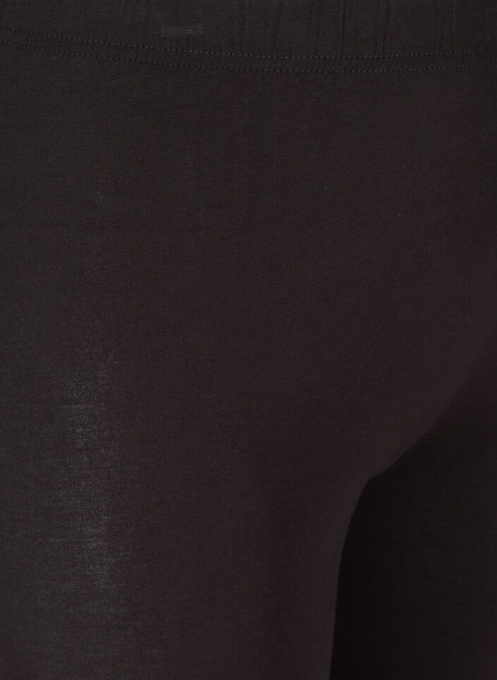 Leggings i viskosemix med dekorative sten, Black, Packshot image number 2