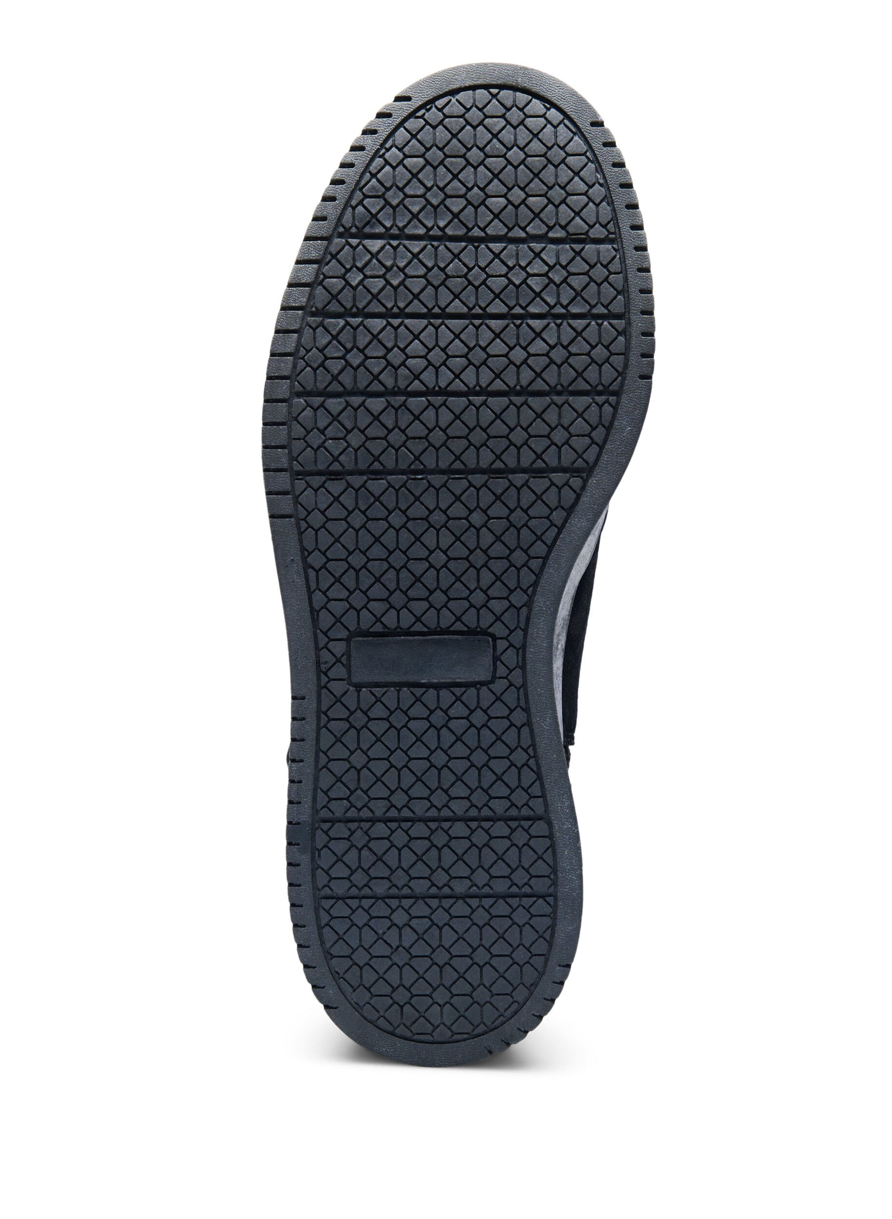 Zizzi Wide fit - Kort st&oslash;vle i ruskind, Black, Packshot image number 5