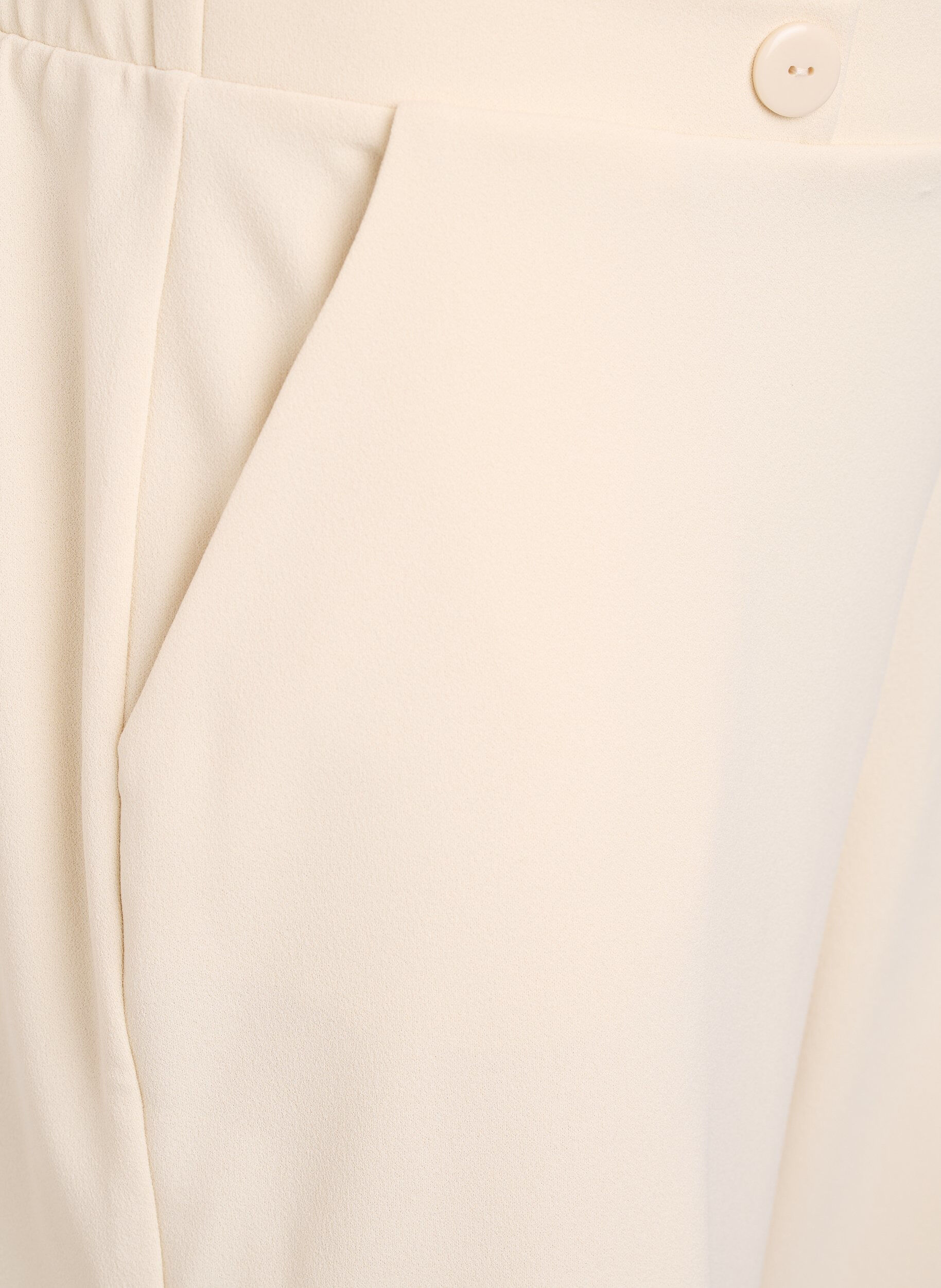 Zizzi 7/8 bukser med l&oslash;s pasform, Beige, Packshot image number 2