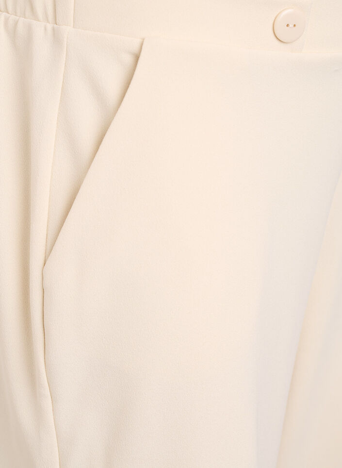 7/8 bukser med l&oslash;s pasform, Beige, Packshot image number 2