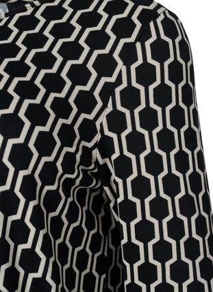 Mønstret bluse med lange ærmer, Birch W. Graphic, Packshot image number 2