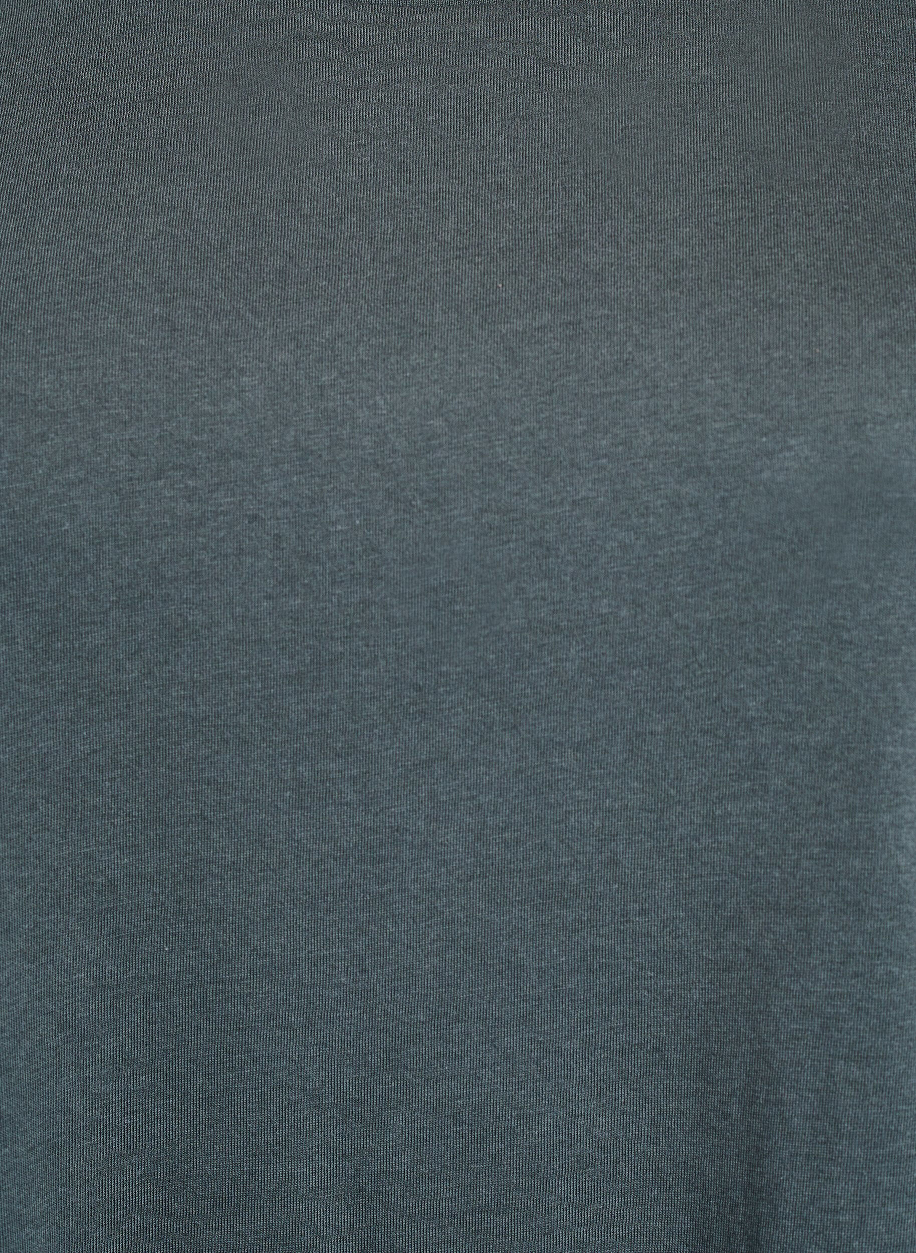 ZizziKort&aelig;rmet t-shirt i bomuldsblanding, Gr&oslash;n, Packshot image number 2