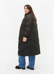Lang puffer vinterjakke, Black, Model image number 1