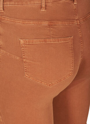 Højtaljede super slim Amy jeans, Brown ASS, Packshot image number 3