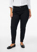 Slim fit Emily jeans med regul&aelig;r talje, Sort, Model image number 2