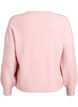 Ribstrikket cardigan med knapper, Lyser&oslash;d, Packshot image number 1