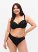3-pak g-streng med blondedetaljer, Sort, Model image number 0