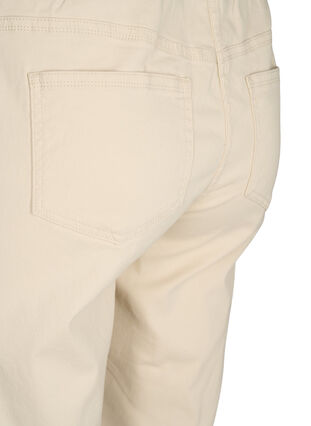 Tætsiddende shorts med baglommer, Fog, Packshot image number 3