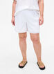 Shorts med strukturmønster, Bright White, Model image number 2