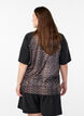 Tr&aelig;ningst-shirt med leopardprint og raglan&aelig;rmer, Brun, Model image number 2