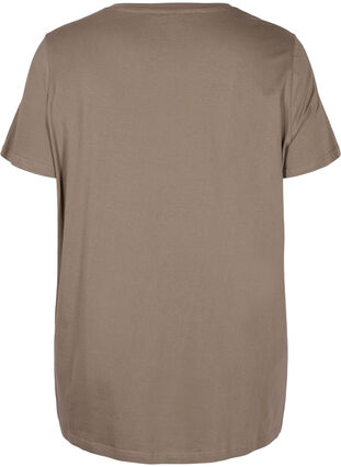 Oversize nat t-shirt i økologisk bomuld, Falcon Text, Packshot image number 1