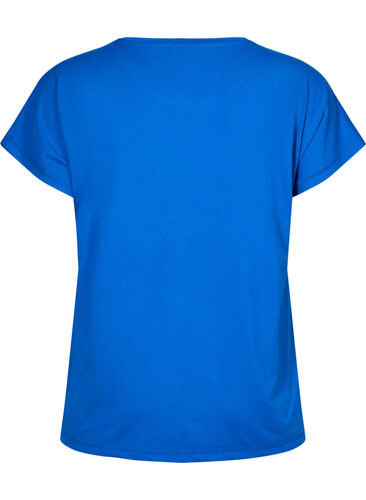 Kortærmet trænings t-shirt, Lapis Blue, Packshot image number 1