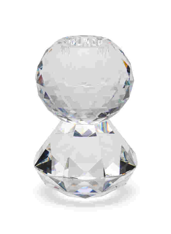 Lysestage i krystalglas, Clear, Packshot image number 0