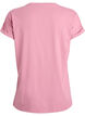 Kort&aelig;rmet t-shirt i bomuldsblanding, Lyser&oslash;d, Packshot image number 1
