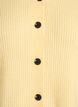 Ribstrikket cardigan med knapper, Gul, Packshot image number 2