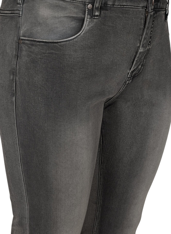 Slim fit Emily jeans med regul&aelig;r talje, Gr&aring;, Packshot image number 2