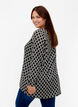 Mønstret bluse med lange ærmer, Birch W. Graphic, Model image number 1
